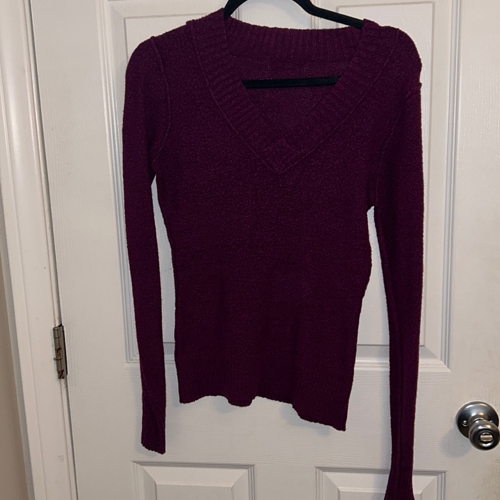 purple soft long sleeve